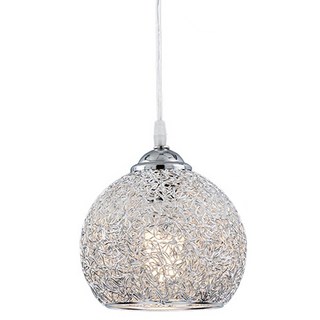 Honey Comb 鐵藝鋁線絲餐廳吊燈(BL51342), 1入, 銀色