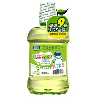 Shallop 刷樂 兒童含氟漱口水 青蘋果, 1瓶, 500ml