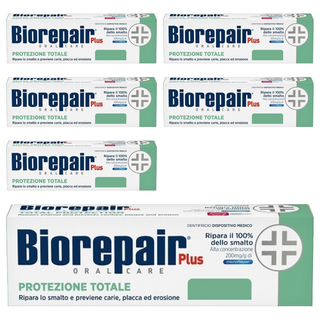 Biorepair 貝利達 全效加強型牙膏, 75ml, 6條