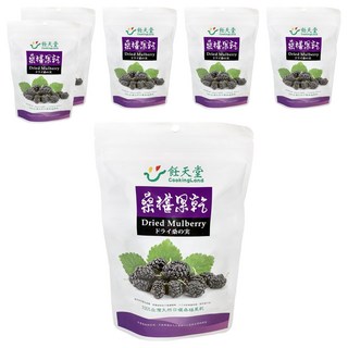飪天堂 100% 純天然日曬桑椹果乾, 150g, 6包