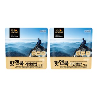 이지밥 핫앤쿡 라면애밥 사골, 2개, 100g