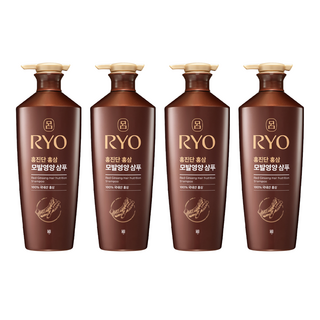 RYO 呂 紅金丹紅蔘豐盈養護洗髮精 白色花香, 820ml, 4瓶