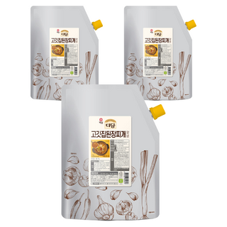 다담 고깃집 된장찌개 양념, 2kg, 3개
