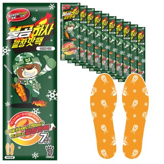 불곰하사 깔창형 핫팩 120g 260mm, 10개