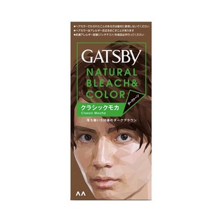 GATSBY 無敵顯色染髮霜 雙氧乳70ml+染髮霜35g, 摩卡深棕, 1盒
