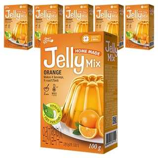 Bread Garden 橘子口味果凍粉, 100g, 6盒