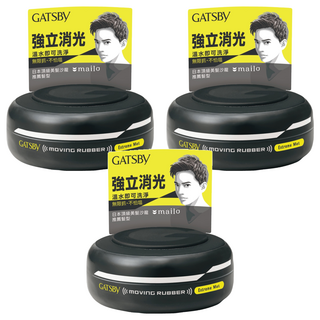 GATSBy 強立消光髮泥, 80g, 3罐