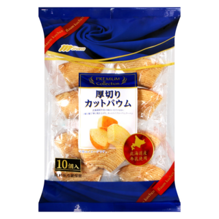 日本 marukin 北海道厚切年輪蛋糕 10個, 230g, 1袋