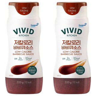 비비드키친 저칼로리 바비큐소스, 320g, 2개