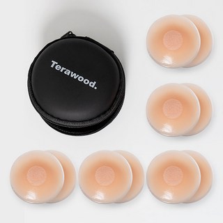 TERAWOOD 無痕矽膠隱形胸貼 10入組