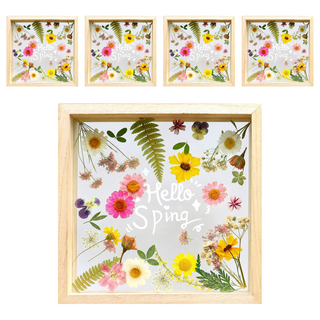 A-ONE 匯旺 雙層彩繪壓花壓克力木質畫框 20 x 20cm, 5個, 20x20cm