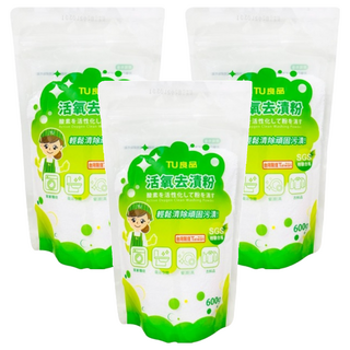 TU 良品 活氧去漬粉 600g, 3包