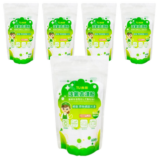 TU 良品 活氧去漬粉, 600g, 5包