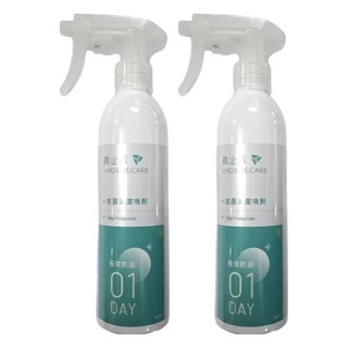 黃金盾 抗菌清潔噴霧 抗菌 無酒精配方, 250ml, 2瓶