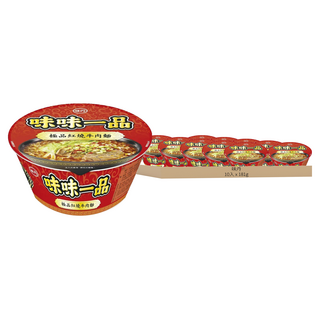味丹 極品紅燒牛肉麵 181g, 10入