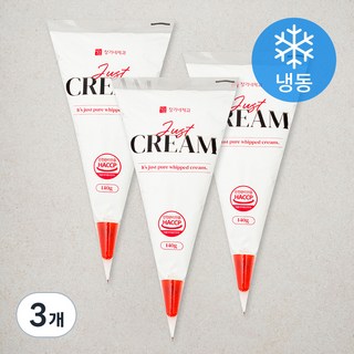 장가네제과 생크림 3개입 (냉동), 420g, 3개