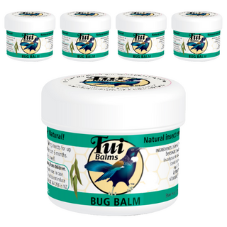 Tui Balms 驅蚊蜂蠟膏 25g 5罐-天然精油 舒緩止癢 戶外必備
