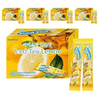 檸檬冰茶沖泡粉, 14g, 40條, 5盒