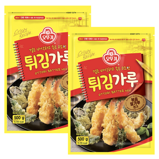 오뚜기 튀김가루, 500g, 2개
