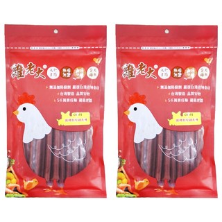 雞老大 焗烤耐咬雞肉棒 犬用 低脂無鹽 嗜口性佳, 雞肉, 170g, 2包