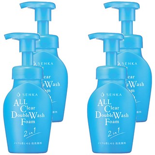 SENKA 專科 超微米洗卸兩用潔淨慕絲, 150ml, 4瓶