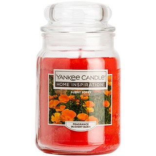 YANKee CANDLe Home Inspiration罐型香氛蠟燭 L, Sunny Poppy, 538g, 1罐