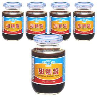 明德甜麵醬, 460g (16.2 oz) 純素, 5罐