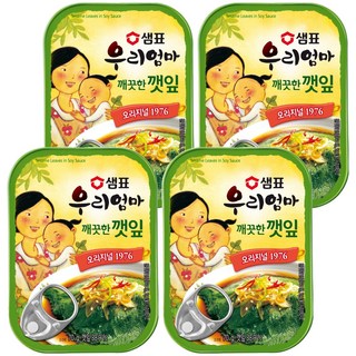 Sempio 膳府 芝麻葉罐頭 原味, 70g, 4罐