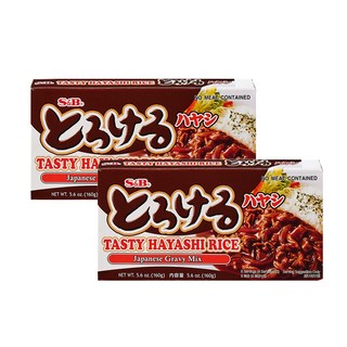 S&B 愛思必 野菜燴飯醬塊, 160g, 2盒