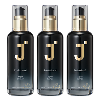 제이숲 프로페셔널 아르간 헤어 오일, 100ml, 3개