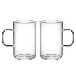 어뮤즈키친 내열유리 머그컵 500ml, 2개