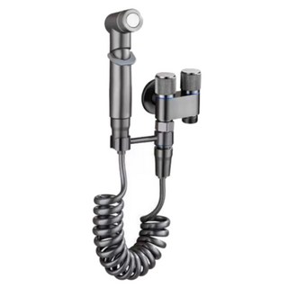 U-like 浴室馬桶沖洗噴槍, 強力清潔, 多功能用途, DIY安裝, 槍灰色