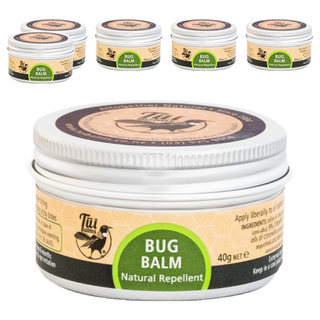 Tui Balms 天然防蚊止癢精油蜂蠟膏 40g 紐西蘭蜂蜜, 6罐
