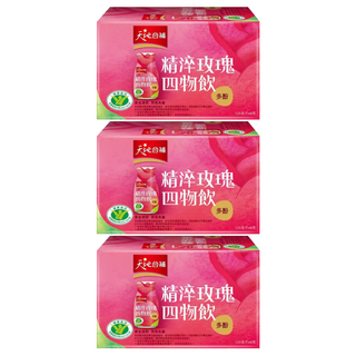 天地合補 精淬玫瑰四物飲 多酚配方, 120ml, 6瓶, 3盒