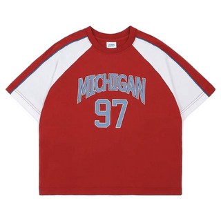 베리클로젯 남아용 통기성 피스 레이싱 반팔 티셔츠