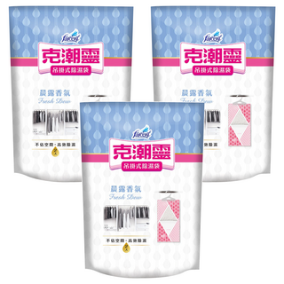 farcent 花仙子 克潮靈 吊掛除濕袋 晨露香氛 2入, 400g, 3包