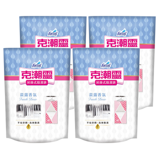 farcent 花仙子 克潮靈 吊掛除濕袋 晨露香氛, 400g, 4包