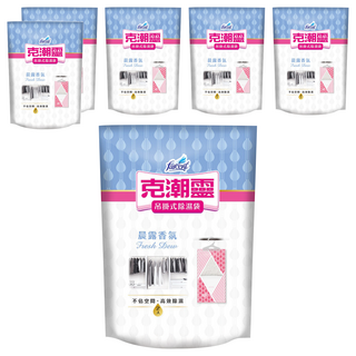 farcent 花仙子 克潮靈 吊掛除濕袋 晨露香氛 2入, 400g, 6包