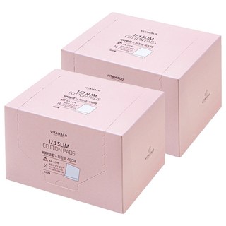 VITAHALO 1/3超薄化妝棉, 400片, 2盒