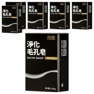 美琪 彎彎 淨化毛孔皂 茶樹, 300g, 2組, 100g, 6個