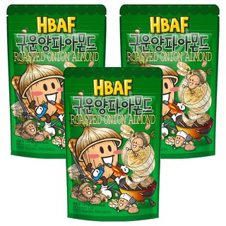 HBAF 杏仁果 烤洋蔥味, 190g, 3包