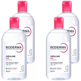 BIODERMA H2O高效潔膚液, 500ml, 4瓶