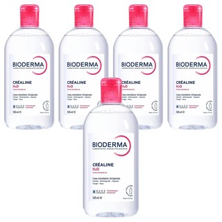 BIODERMA H2O高效潔膚液, 500ml, 5瓶