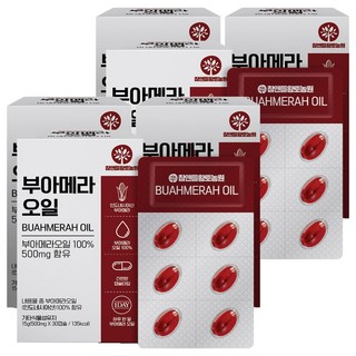 참앤들황토농원 부아메라오일 15g, 6개, 30정