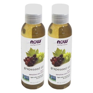 NOW Foods 純葡萄子保濕油, 118ml, 2瓶