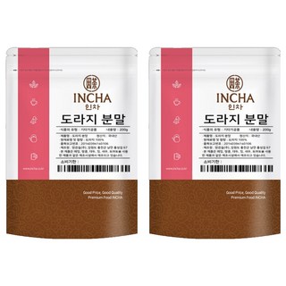인차 도라지분말, 200g, 2개