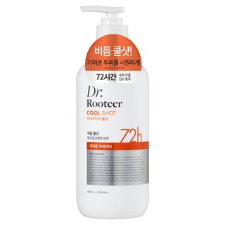 DrRooteer 去屑酷涼緩解掉髮症狀洗髮精 搔癢頭皮護理, 800ml, 1個