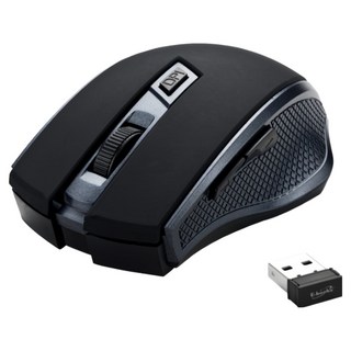 E-books M50 六鍵式超靜音無線滑鼠, 2.4GHz無線技術 10M追蹤距離, 高解析三段切換 800/1200/1600 DPI, E-PCG222