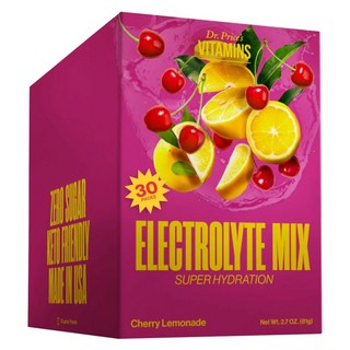 Dr.Prices 普萊斯醫師 電解質包 櫻桃檸檬口味, 2.7g, 30包, 1盒