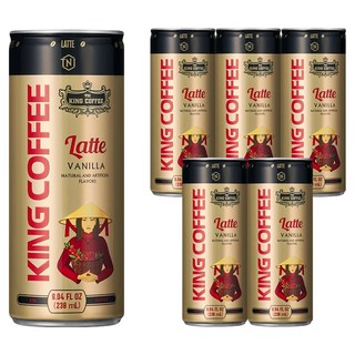 티엔아이킹커피 바닐라 라떼, 6개, 238ml